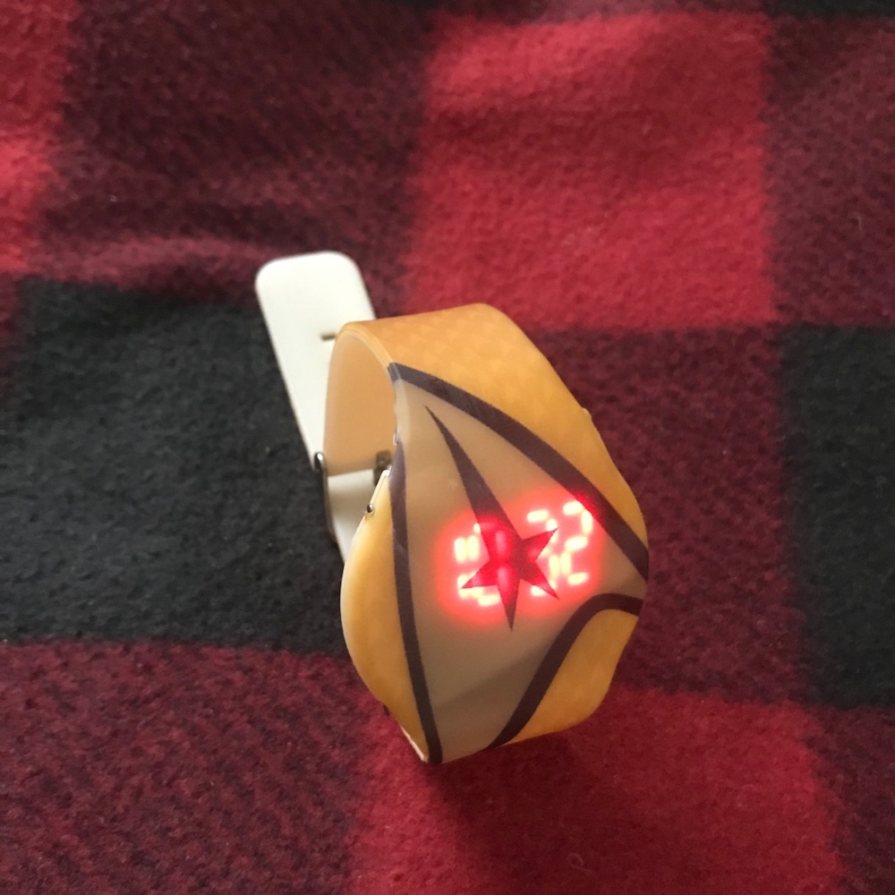 Star Trek Flex Watch LED Light Like New Men’s os